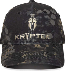 OC Sports KRY-029 Low Crown Solid Back Cap - Kryptek Obskura Nox - HIT a Double - 3