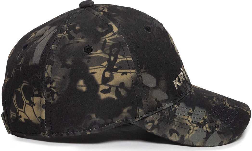 OC Sports KRY-029 Low Crown Solid Back Cap - Kryptek Obskura Nox - HIT a Double - 8