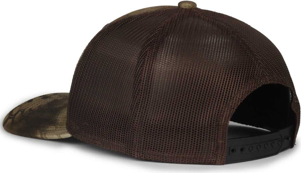 OC Sports MB2020CAMO Camo Snap Back Cap -Kryptek Highlander Brown | HIT a Double