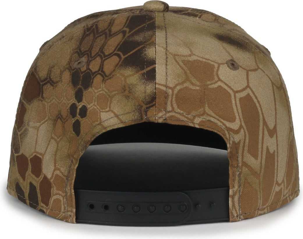 OC Sports MB2021CAMO Modern Camo Adjustable Solid Back Cap - Kryptek Highlander | HIT a Double