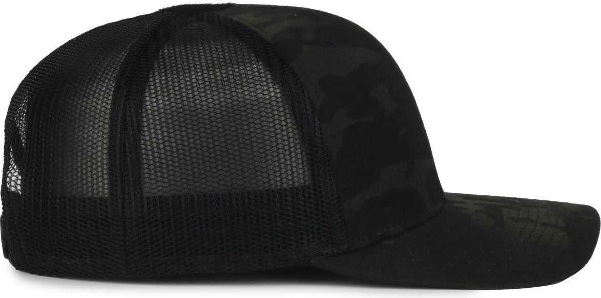 OC Sports MC-002C Loop Patch Cap - Multicam Black - HIT a Double - 3