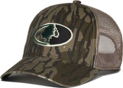 OC Sports MOFS38B Mossy Oak Snapback Mesh Back Cap - Mossy Oak Bottomlands Tan | HIT a Double