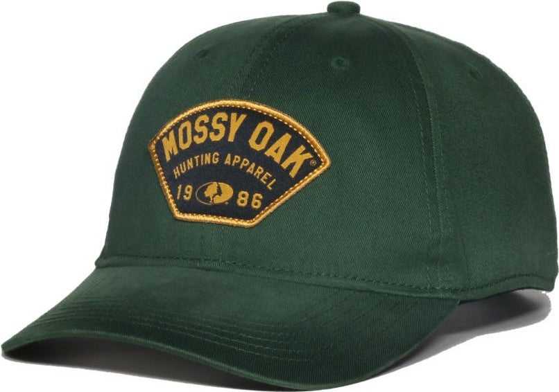 OC Sports MOFS50A Mossy Oak Scout Patch Low Crrown Cap - Dark Green | HIT a Double