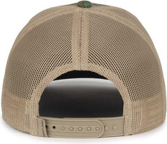 OC Sports MOFS53 Mossy Oak Green Leaf Cap -Mossy Oak Greenleaf Tan | HIT a Double