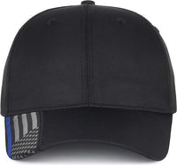 OC Sports OC601 Performance Service Flag Insert Cap - Black Polc2 | HIT a Double