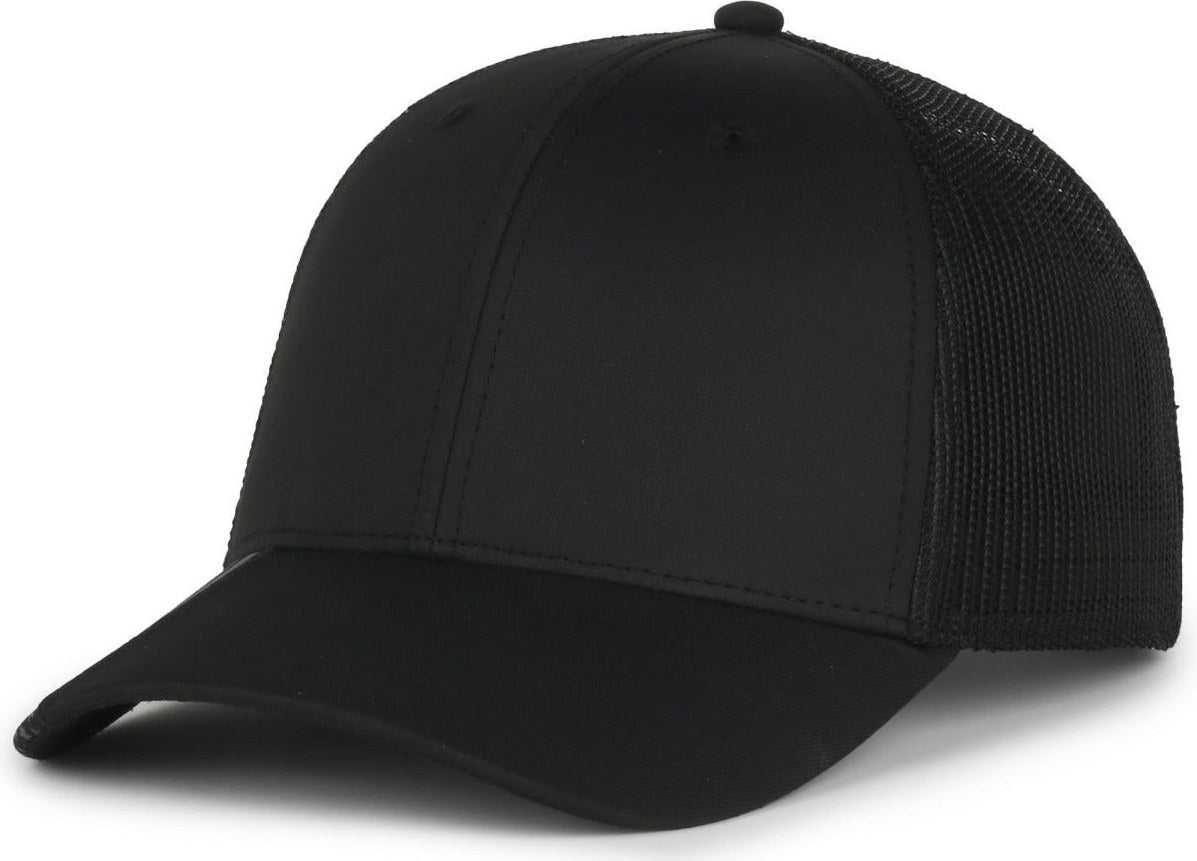 OC Sports OC601M Performance Service Flag Insert Mesh Back Cap - Black Black  Police | HIT a Double