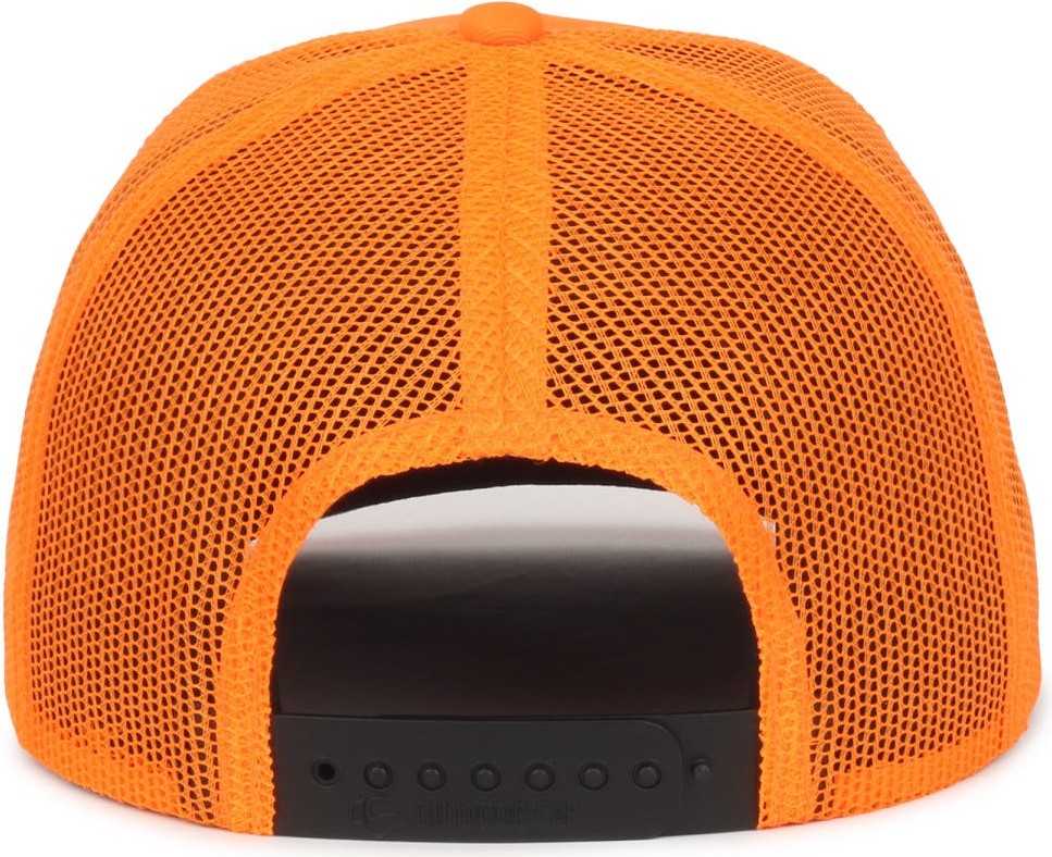OC Sports OC771CAMO Adjustable Mesh Back Cap - Blaze Blaze | HIT a Double