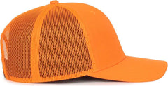 OC Sports OC771CAMO Adjustable Mesh Back Cap - Blaze Blaze | HIT a Double