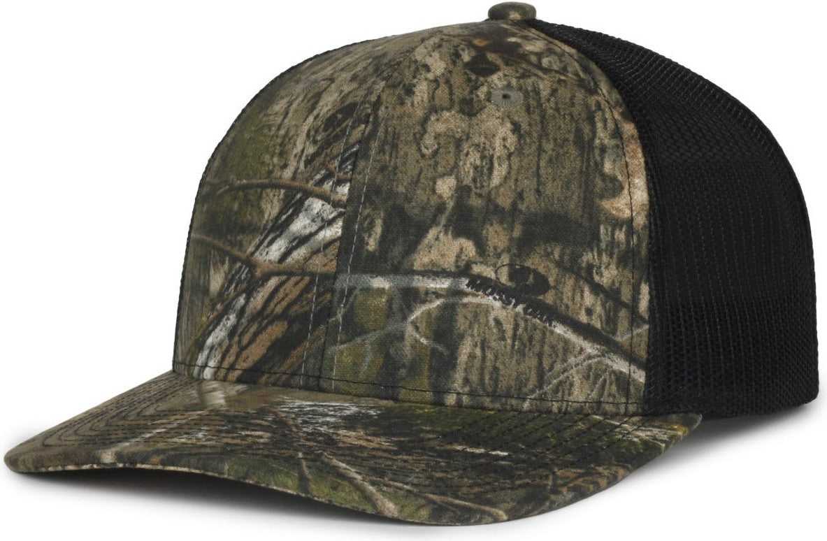 OC Sports OC771CAMO Adjustable Mesh Back Cap - Mossy Oak Country DNA Black | HIT a Double