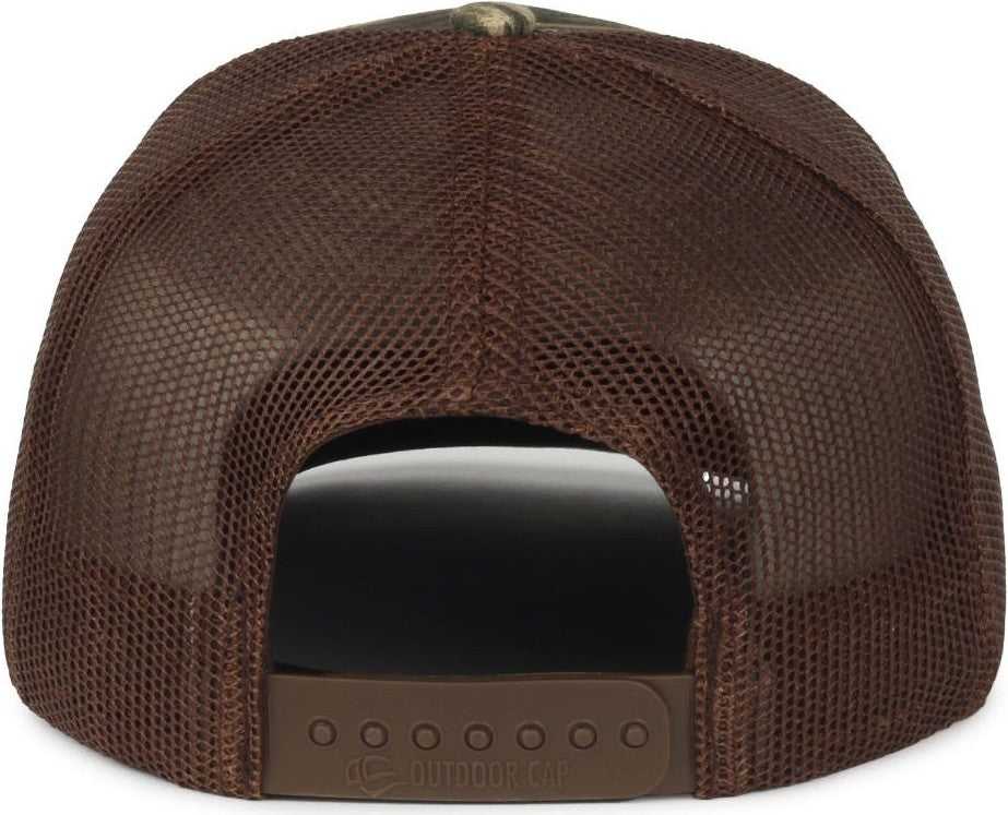 OC Sports OC771CAMO Adjustable Mesh Back Cap - Mossy Oak Country DNA Brown | HIT a Double