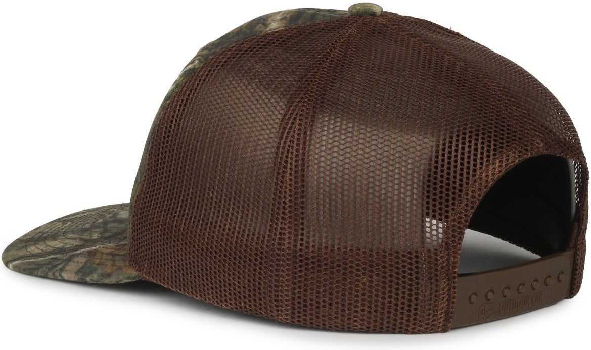 OC Sports OC771CAMO Adjustable Mesh Back Cap - Mossy Oak Country DNA Brown | HIT a Double