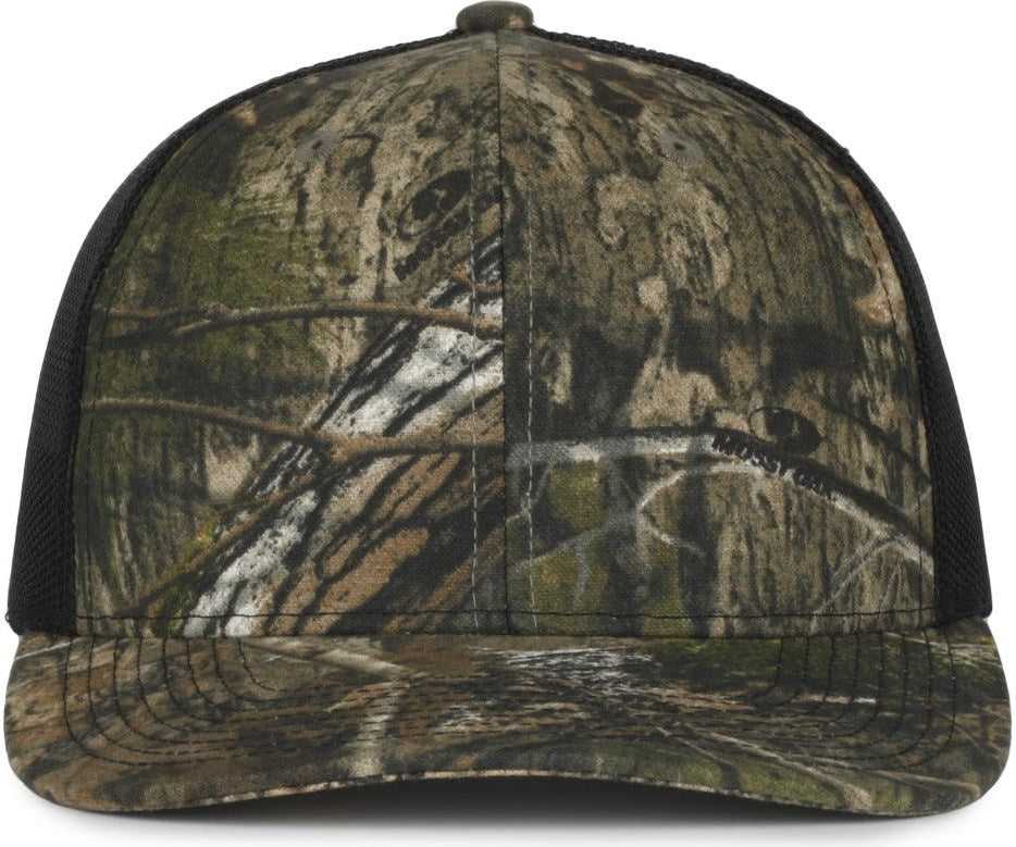 OC Sports OC771CAMO Adjustable Mesh Back Cap - Mossy Oak Country DNA Black | HIT a Double