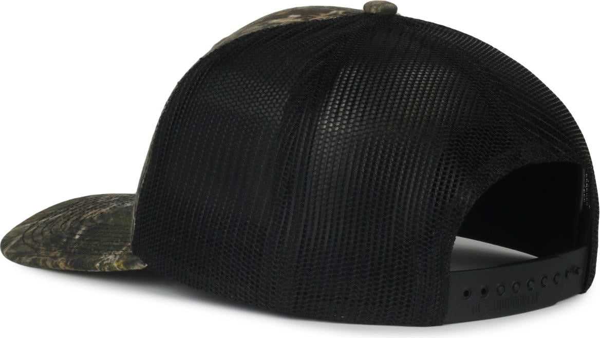 OC Sports OC771CAMO Adjustable Mesh Back Cap - Mossy Oak Country DNA Black | HIT a Double