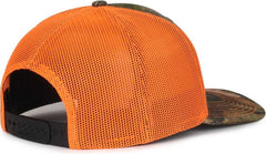 OC Sports OC771CAMO Adjustable Mesh Back Cap - Mossy Oak Country DNA Neon Orange | HIT a Double