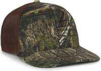 OC Sports OC771CAMO Adjustable Mesh Back Cap - Mossy Oak Country DNA Brown | HIT a Double