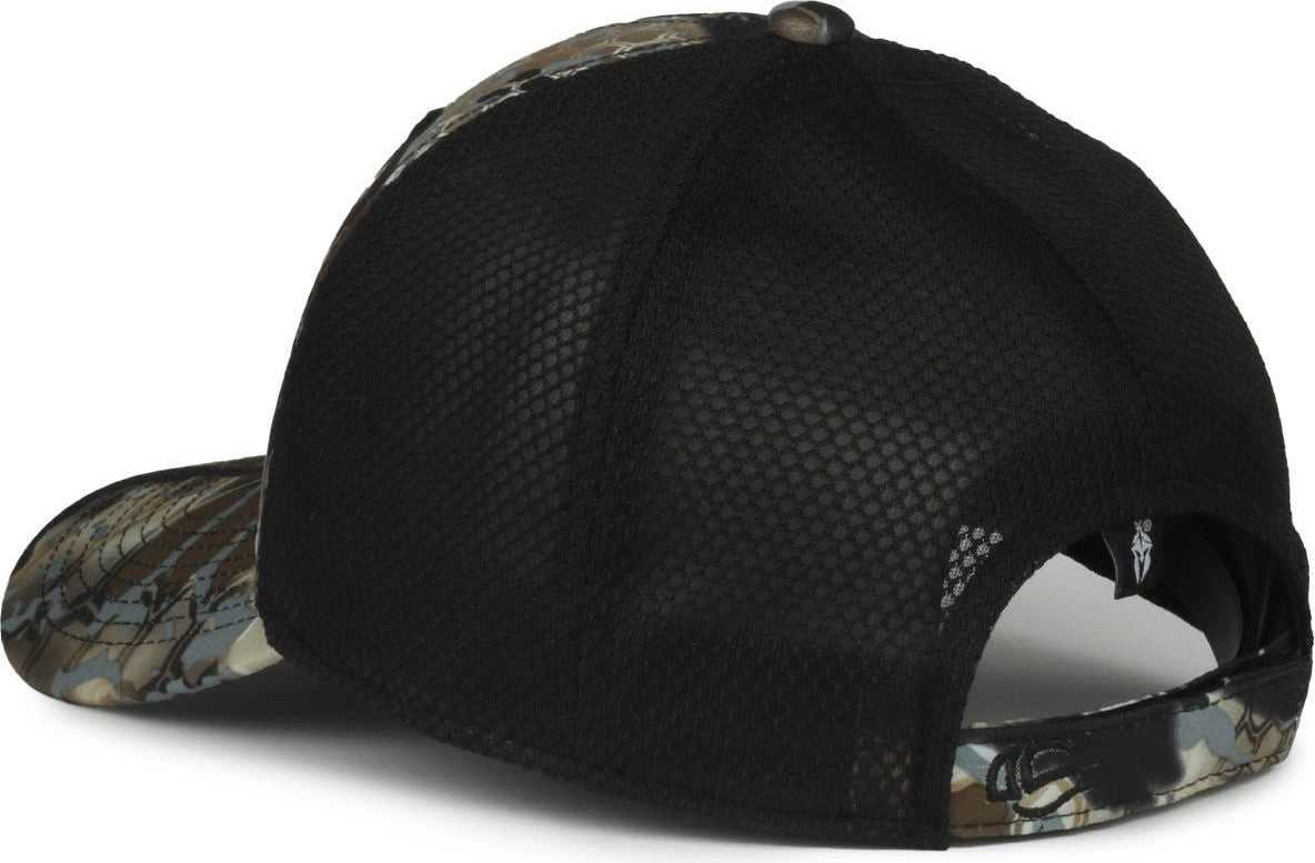 OC Sports PFC-150M Adjustable Mesh Back Cap - Kryptek Obskura Skyfall Black | HIT a Double