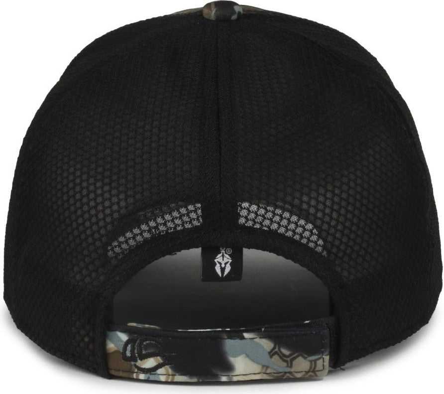 OC Sports PFC-150M Adjustable Mesh Back Cap - Kryptek Obskura Skyfall Black | HIT a Double