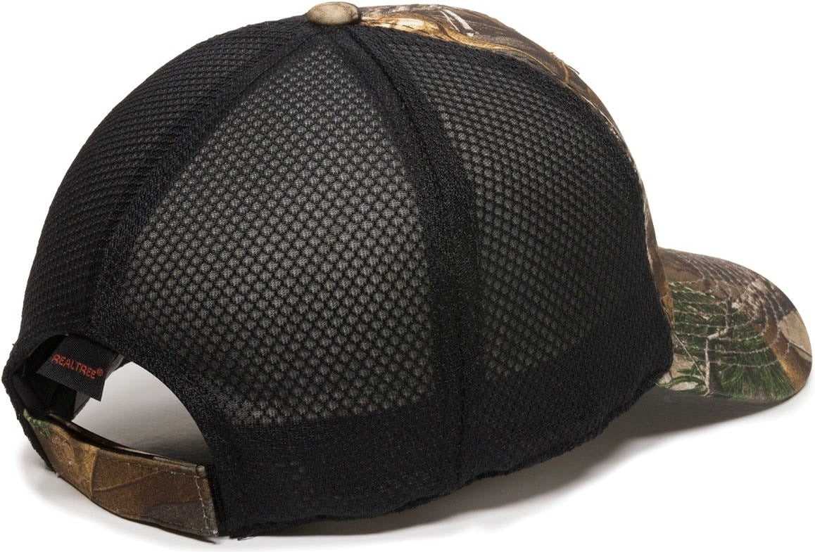 OC Sports PFC-150M Adjustable Mesh Back Cap - Realtree Xtra Black | HIT a Double