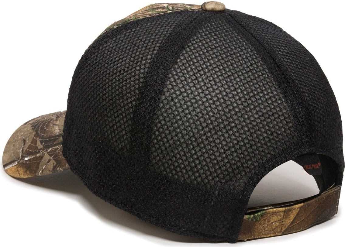 OC Sports PFC-150M Adjustable Mesh Back Cap - Realtree Xtra Black | HIT a Double