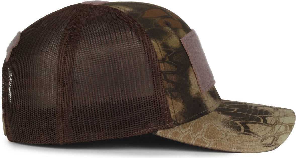 OC Sports RC-01C Loop Patch Cap - Kryptek Highlander Brown - HIT a Double - 3