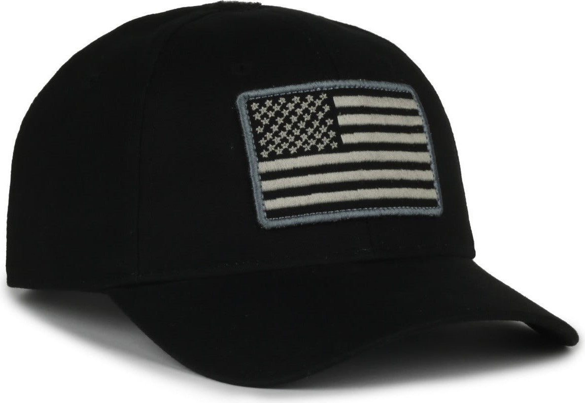 OC Sports RCA-01 Fleece Lined Crown Cap - Black | HIT a Double