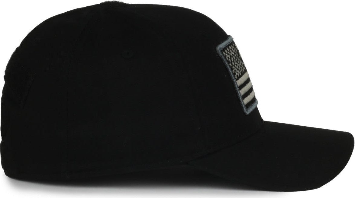 OC Sports RCA-01 Fleece Lined Crown Cap - Black - HIT a Double - 3