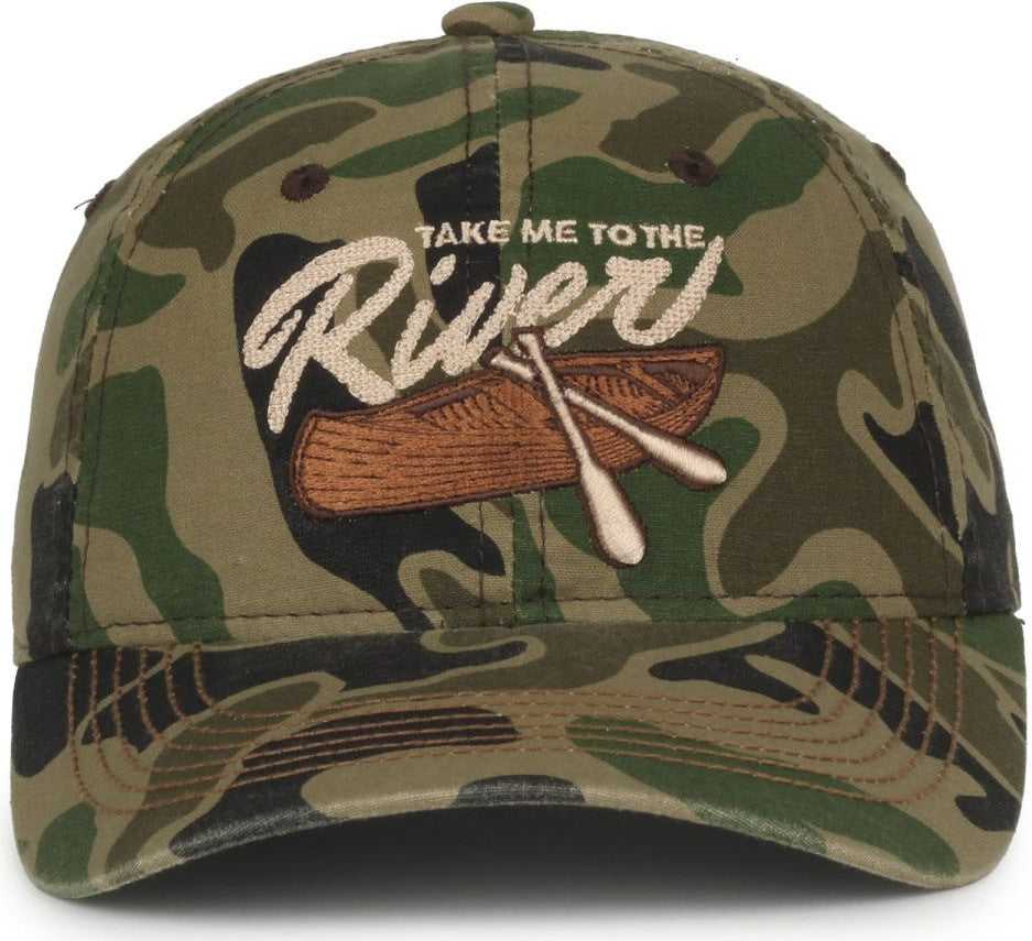 OC Sports RIVER01 Dark Classic Camo Cap - Generic Camo - HIT a Double - 2