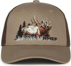 OC Sports RMEF19 Rockey Mountain Elk Series Cap - Khaki Brown | HIT a Double