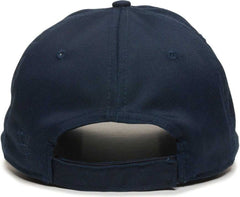 OC Sports RPET100 Certified Recycled PET Lightly Structured Cap - Navy - HIT a Double - 2