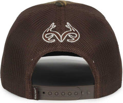 OC Sports RT90 Realtree Waterfowl Pattern Cap - Realtree Max 7 Brown - HIT a Double - 3