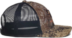 OC Sports TRU04A Canvas Camo Mesh Back Cap - Truetimber Prairie Black | HIT a Double