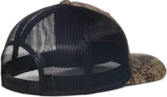OC Sports TRU04A Canvas Camo Mesh Back Cap - Truetimber Prairie Black | HIT a Double