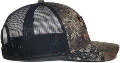 OC Sports TRU04A Canvas Camo Mesh Back Cap - Truetimber Strata Black | HIT a Double