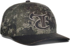 OC Sports TRU05A Canvas Camo Solid Back Cap - Truetimber Strata Dark Brown | HIT a Double