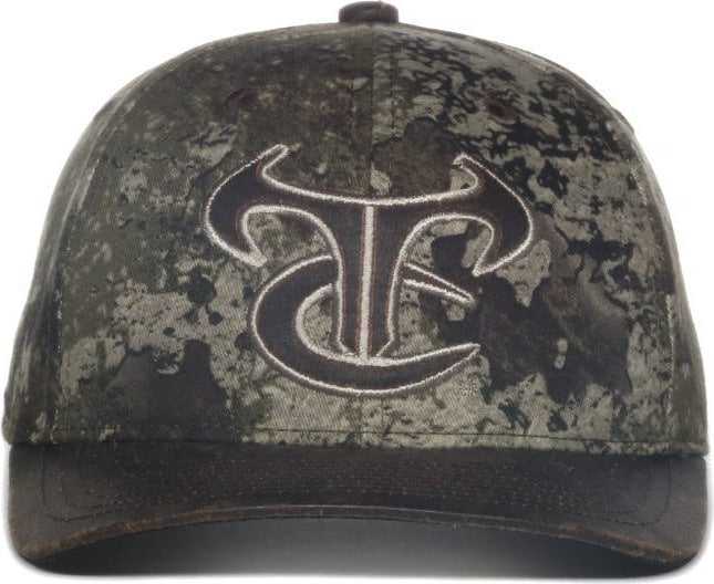 OC Sports TRU05A Canvas Camo Solid Back Cap - Truetimber Strata Dark Brown | HIT a Double