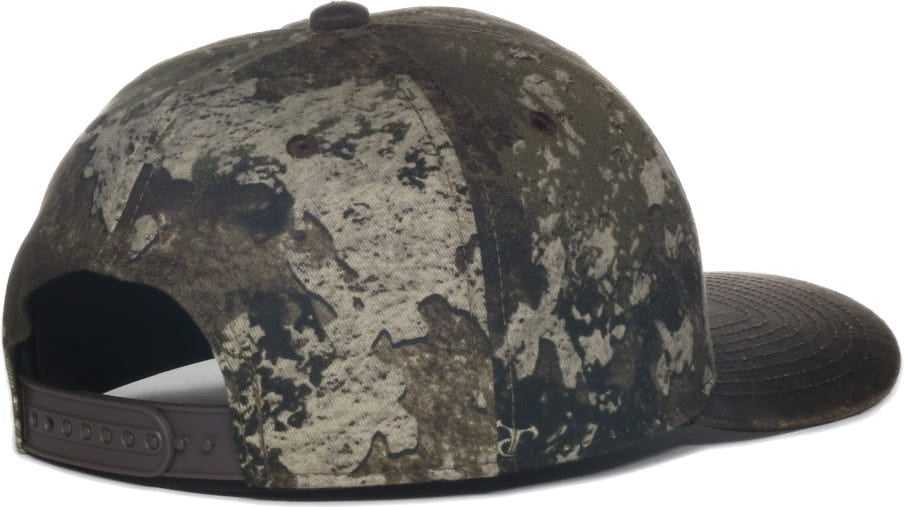 OC Sports TRU05A Canvas Camo Solid Back Cap - Truetimber Strata Dark Brown | HIT a Double