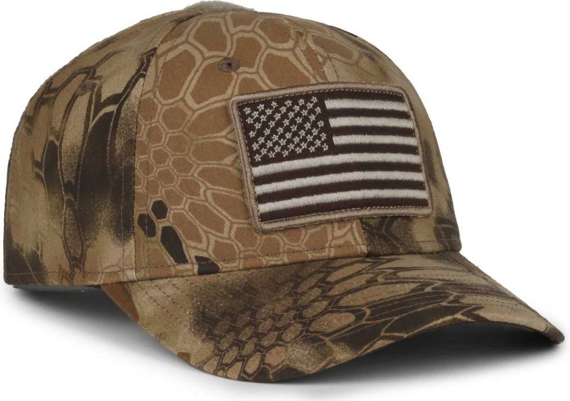 OC Sports USA-200V Adjustable No Button Cap - Kryptek Highlander | HIT a Double