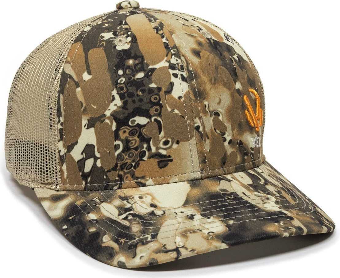 OC Sports VEIL-001 VEIL Camo Mesh Back Cap - Veil Camo Avayde Natural | HIT a Double