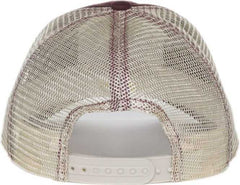 OC Sports WRA-102 Wranger Flag Patch Flat Visosr Cap - Brown Bone | HIT a Double