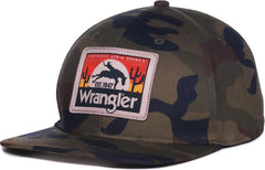 OC Sports WRA-110 Wranger Flat Visor High Crown Cap - Generic Camo | HIT a Double
