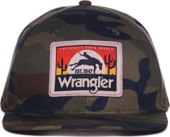 OC Sports WRA-110 Wranger Flat Visor High Crown Cap - Generic Camo | HIT a Double