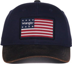 OC Sports WRA-111 Wranger Flag Patch Structured  Cap - Navy | HIT a Double