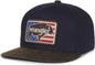 OC Sports WRA-116 Wranger Flag Buffalo Patch Cap - Navy | HIT a Double