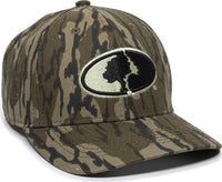 OC Sports MOFS03C Mossey Oak Canvas Camo Cap - Mossy Oak Bottomland | HIT a Double
