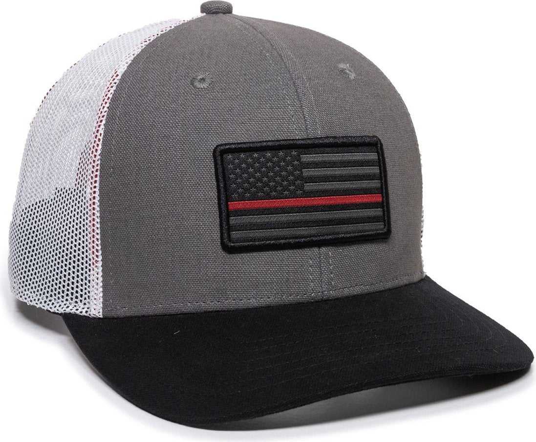 OC Sports USA-150 Heavy Brushed Canvas Cap - Fire | HIT a Double