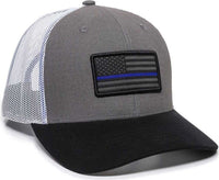 OC Sports USA-150 Heavy Brushed Canvas Cap - Police | HIT a Double