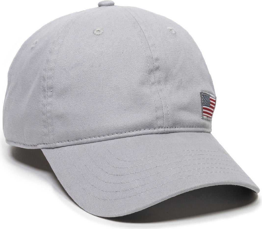 OC Sports USA-160 Low Crown Unstructured Cap -Gray | HIT a Double