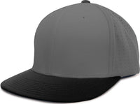 Pacific ES474 Perforated F3 Performance Flexfit Cap - Graphite Black - HIT a Double - 1