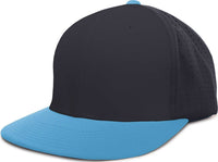 Pacific ES474 Perforated F3 Performance Flexfit Cap - Navy Columbia Blue | HIT a Double