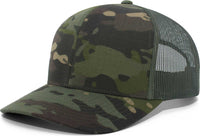 Pacific Headwear M08 MultiCam Snapback Trucker Cap - Multicam Tropic Loden | HIT a Double